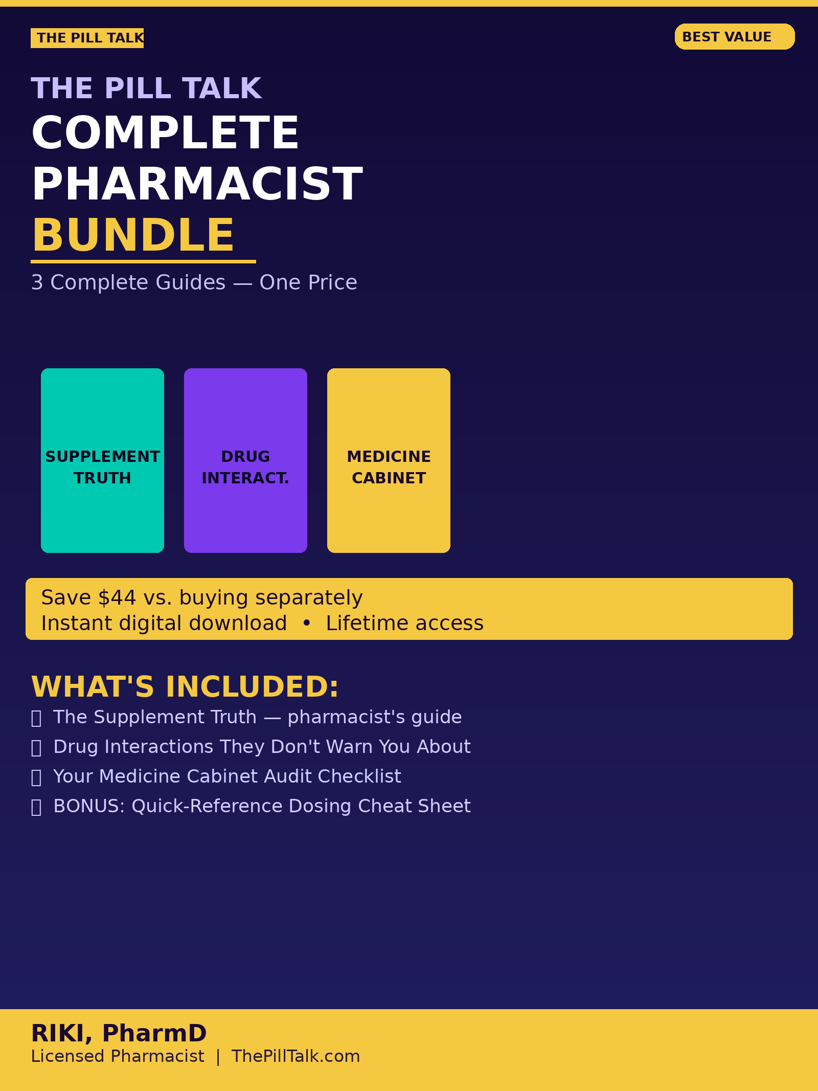 The Pill Talk Complete Pharmacist Bundle (3 Guides)